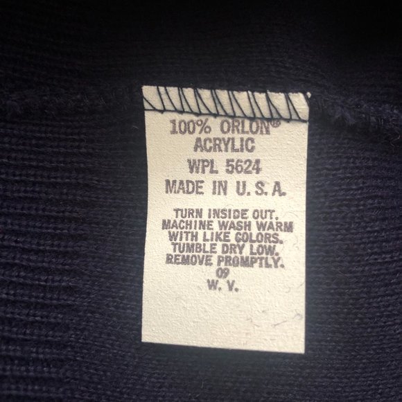 Vintage Deadstock Rare Navy Pine State Buick Motorsports V-Neck Sweater Size XL - Picture 13 of 14